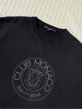 Vintage 90’s Club Monaco Grey Crewneck Sweater | Size L